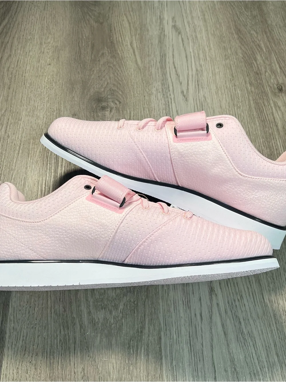 New‎ Adidas Powerlift 5 Weight Lifting Gym Shoes Men’s Sz 14 JP9879 Pink White